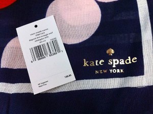 Kate Spade スカーフ 値段
