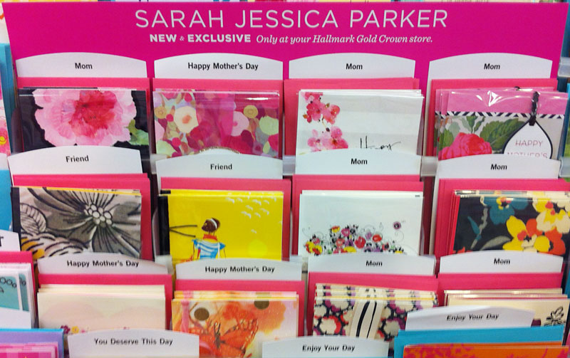 サラ・ジェシカ・パーカーがデザインした母の日のグリーティングカード。