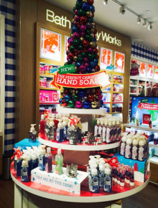 Bath and Body Works 店内の様子