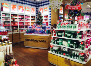 Bath and Body Works 店内の様子