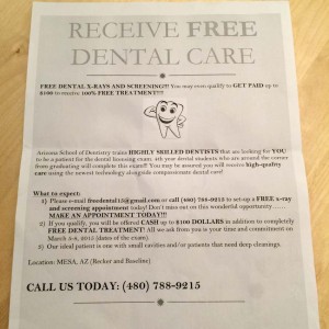 アメリカで歯科治療を無料で受ける