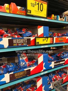 アメリカのスーパーで見付けたHERSHEY'S（ハーシーズ）チョコレート（アメリカ独立記念日限定デザイン）