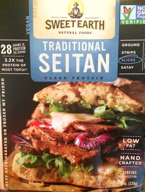セイタンを使ったハンバーガー（アメリカのセイタン）