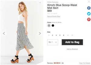 Urban Outfitters kimchi ロングスカート