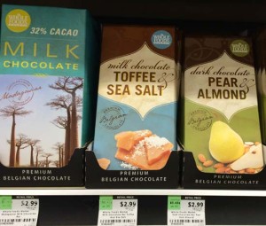 ホールフーズマーケットのお洒落なチョコレート