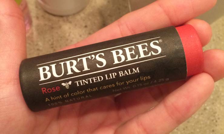 Burts Bees のTinted Lip Balm
