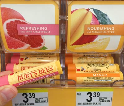 Burts Bees のリップ