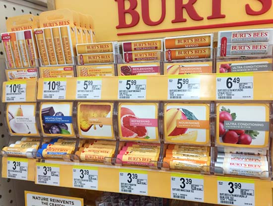 Burts Bees のリップ