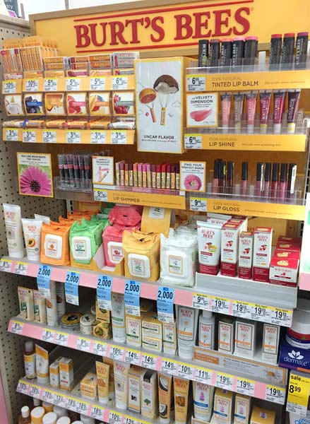 Burts Bees の商品（ドラッグストアで買えるお土産）