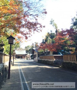 健軍神社の境内へ続く入口