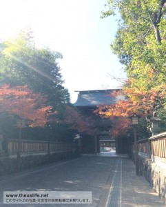 健軍神社の境内へ続く入口