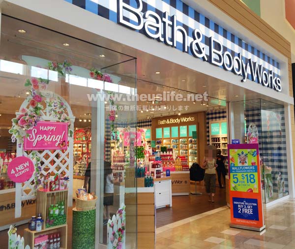 アメリカでお土産が買えるお店（Bath and Body Works）