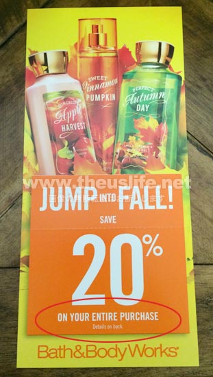 Bath and Body Worksのクーポン