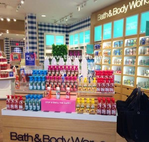 アメリカでお土産が買えるお店（Bath and Body Works）