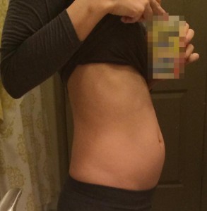 妊娠11週のお腹の大きさ