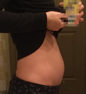 妊娠12週のお腹の大きさ