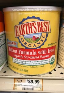 Earth's Best SoyBased baby formula