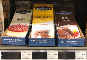 Ghirardelli（ギラデリ）のベーキングに使用するチョコレート類