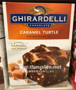 Ghirardelli（ギラデリ）のキャラメルタートルブラウニーキット