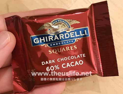 Ghirardelli（ギラデリ）60%カカオの中身