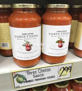 Traderjoes チーズの入った美味しいトマトソース