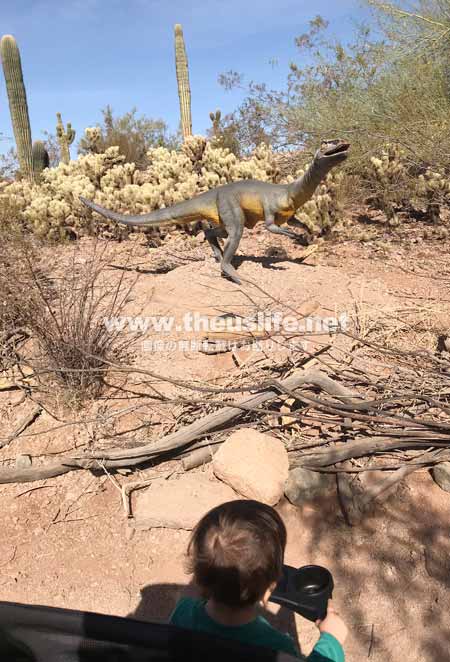 Phoenix Zoo の期間限定イベント Dinosaurs in the Desert