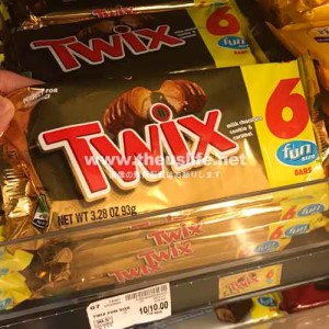 アメリカのチョコレートTwix