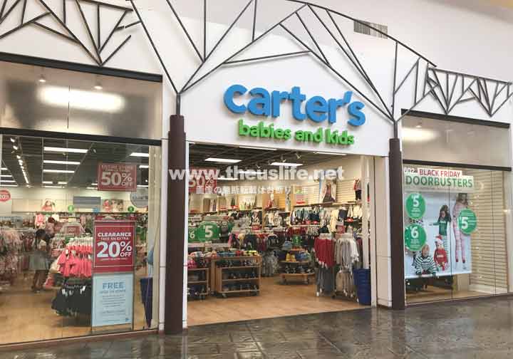 アメリカ Carter's（カーターズ）店内外観