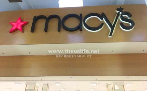 アメリカのデパート Macy's（メイシーズ）店舗入口