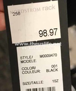 Nordstrom Rack の Mark Jacobs 斜め掛けバッグ値段