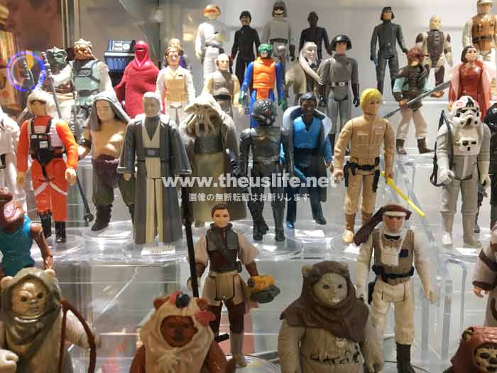 アメコミショップ Golden Age Collectables 店内のスターウォーズグッズ