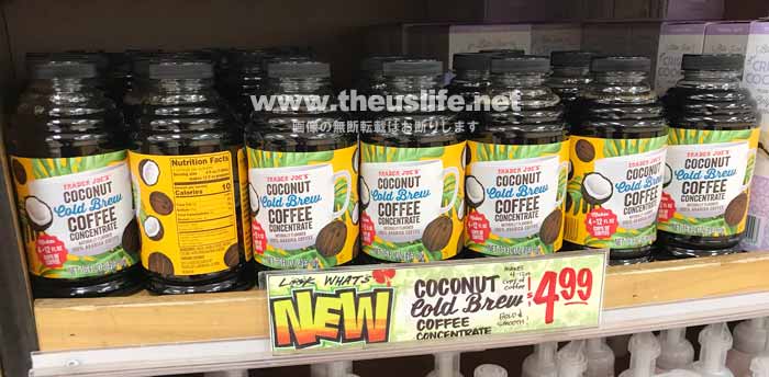 traderjoes coconut coldbrew coffee