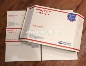 Priority Mail Envelope and box
