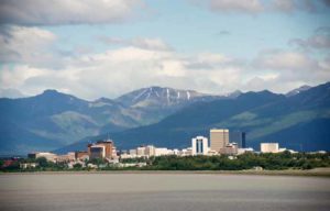 アラスカ アンカレッジ街並み