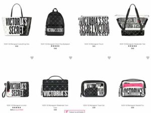 Victorias secret tote and cosme bags