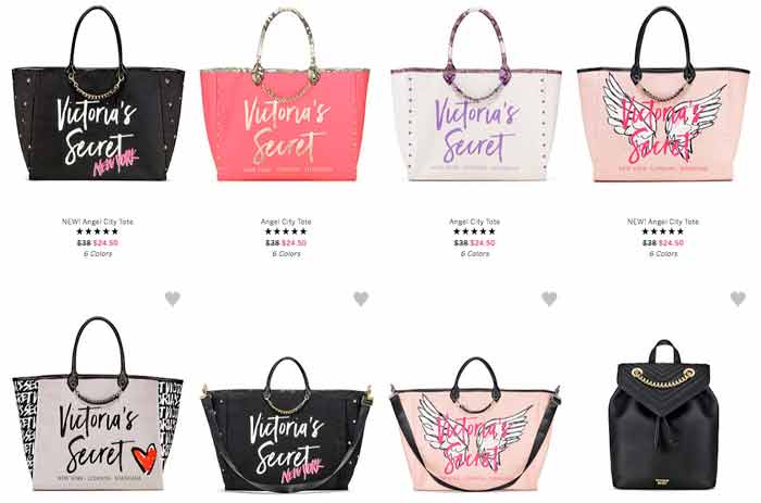 Victorias secret tote bags